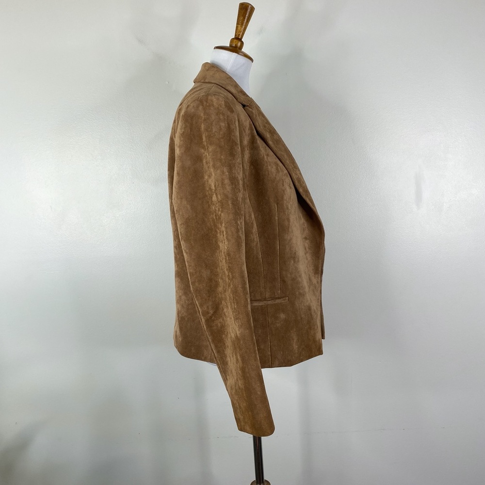 Ivanka Trump Faux Suede Open Front Jacket Sz. 14 - Picture 3 of 9
